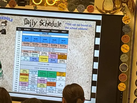 Daily Schedule slide
