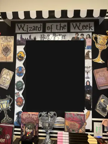 Wizard of the Week bulletin board